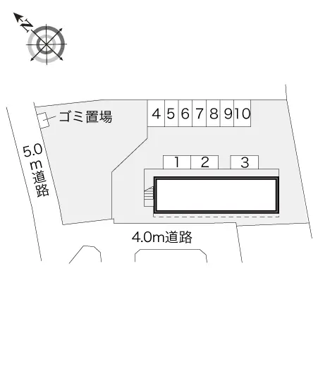 ★手数料０円★狭山市笹井３丁目 月極駐車場